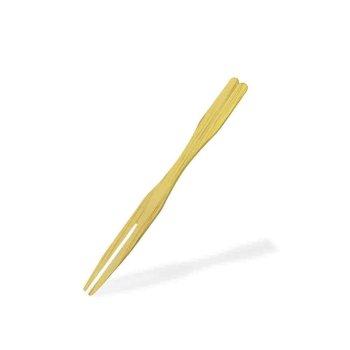 100 Stk. Bambus Fingerfood Spieße GABEL 9 cm