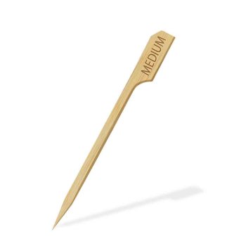 250 Stk. Bambus Steak Marker Steakmarker "MEDIUM" 9 cm
