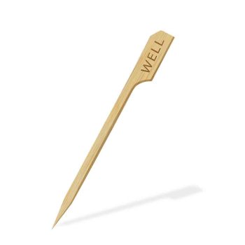 250 Stk. Bambus Steak Marker Steakmarker "WELL" 9 cm