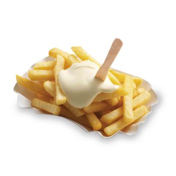 Preview: 500 Stk. Holz Snack Gabeln Pommesgabeln 12 cm