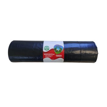 10 Rollen Müllsäcke 280 l LDPE 80x130cm schwarz Typ 80 extra stark je 10 Säcke