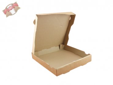 100 Stk. Pizzakarton Pizzabox Pizzaschachtel 36 cm braun