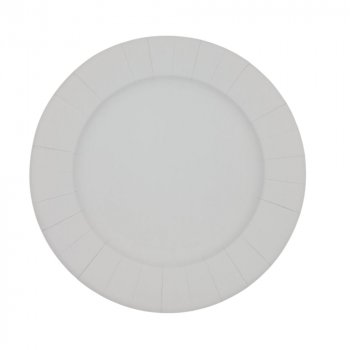50 Stk. Pappteller Imbissteller Ø 28 x H 2 cm KU 12 rund