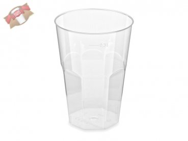 30 Stk. Cocktailgläser Glas Trinkbecher Trinkglas Becher Cocktailglas 0,3 l Ø 80 x H 110 mm
