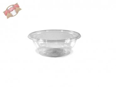 50 Stk. Salatschalen Salatbecher klar 600 ml PET
