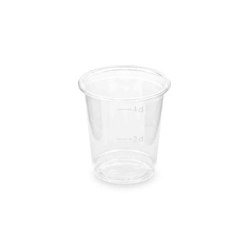 40 Stk. Trinkgläser Plastikbecher 40 ml PET klar