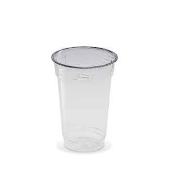50 Stk PET Trinkbecher glaskar 250 ml Ø 78mm