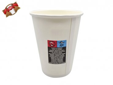 50 Stk. Coffee to go Kaffeebecher "S" weiß 180 ml Ø 73 mm
