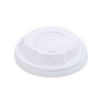 100 Stk. Deckel für Kaffeebecher Ø 80 mm weiß