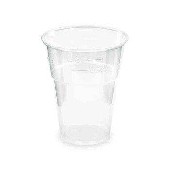 50 Stk. PLA Ausschankbecher 300 ml klar Trinkbecher Plastikbecher