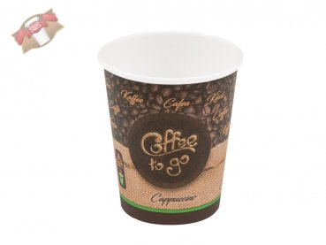 50 Stk. Kaffeebecher Coffee to go Becher M 200 ml Ø 80 mm