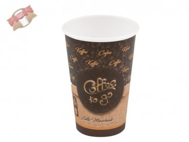 50 Stk. Kaffeebecher Coffee to go Becher Slim Line L 300 ml Ø 80 mm