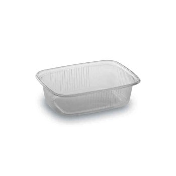 100 Stk. Rechteckbecher Verpackungsbecher 150 ml klar