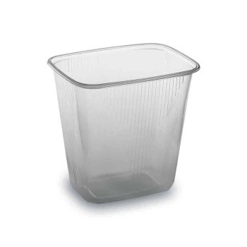 100 Stk. Rechteckbecher Verpackugnsbecher 500 ml klar