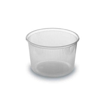 100 Stk. Runddosen Rundbecher klar 300 ml PP