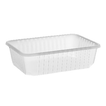 50 Stk. Rechteckschalen Unibox 750 ml PP klar