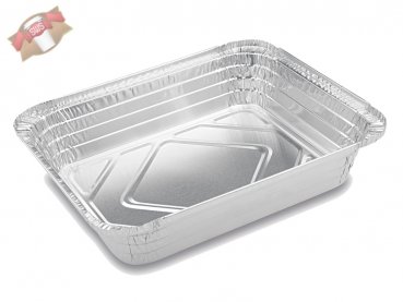 50 Stk. Aluschalen 32x26x6 cm Nudelschale Reisschale Alu Schale 3500 ml