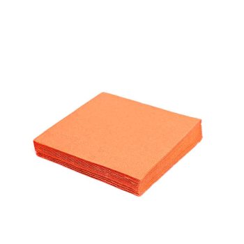 100 Stk. Servietten 33x33 1/4 Falz 2-lagig orange