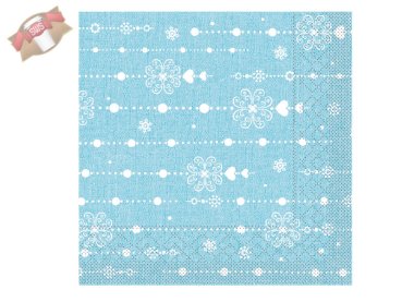 600 Stk. Servietten 3-lagig 33x33 cm Weihnachtsmotiv Stella