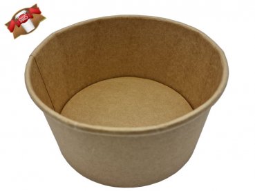 300 Stück Schüssel Salad Bowl Kraftkarton 32 oz