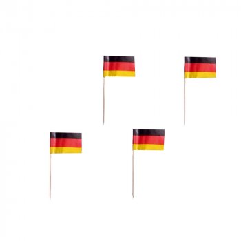 200 Stk. Deko Picker Papierfähnchen Papierflaggen Deutschland