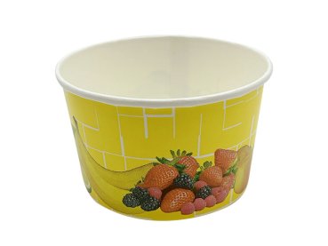 50 Stk. Becher Eisbecher B 200 Früchte gelb