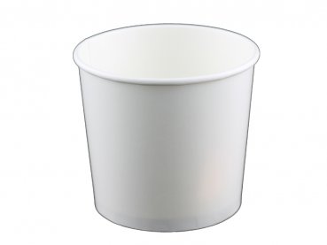 810 Stk. Becher 600 ml Hartpapier Ø 110mm M70 weiß PE