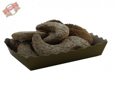 1000 Stk. Gebäckschalen Plätzchenschalen Weihnachtsgebäck gold