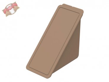 50 Stk. Mehrweg Sandwichboxen „ToGo“, braun 185 x 75 x 90 mm