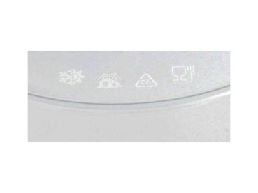 60 Stk. Mehrweg-Deckel für Mehrwegteller 275x200x30 mm PP transparent