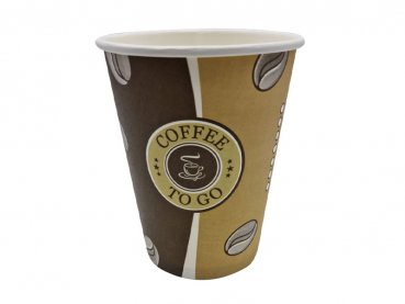Trinkbecher Kaffeebecher Coffee to go Becher Bio Karton Doppelwandbecher 2Größen 