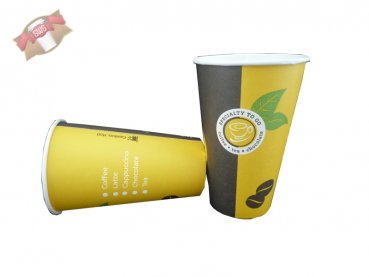 50 Stk. Coffee to Go Becher "Speciality to Go" 16 oz 400 ml