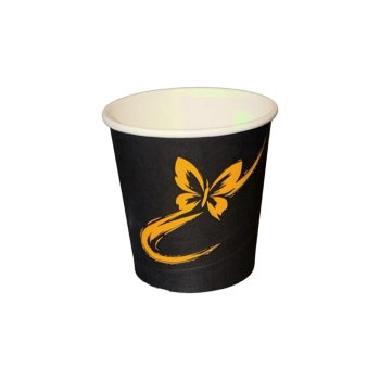 50 Stk. Coffee To Go Espressobecher „New Butterfly“ 100 ml 4 oz Ø 62 x 60 mm