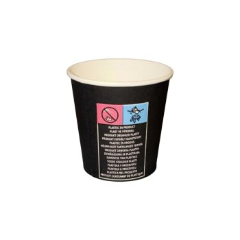 Preview: 50 Stk. Coffee To Go Espressobecher „New Butterfly“ 100 ml 4 oz Ø 62 x 60 mm