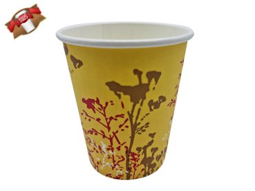 50 Stk. Coffee to go Becher Kaffeebecher Butterfly 200 ml
