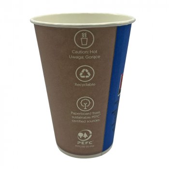 1600 Stk. Automatenbecher "Specialty to go" 200 ml Ø 73x105 mm blau/braun