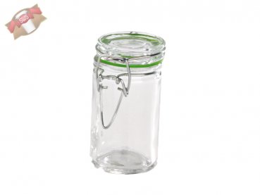 24 Stk. Mini-Einmachglas mit Deckel transparent 45x45x85 mm 65 ml