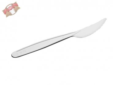 1.000 Stück Bio Messer 180mm Besteck aus Maisstärke PLA
