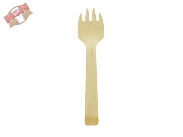 3.000 Stück Bio Mini Spork Göffel (Gabel/Löffel) Holz 105mm