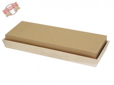100 Stk. Karton Deckel für Holztablet 390x150 mm Bio