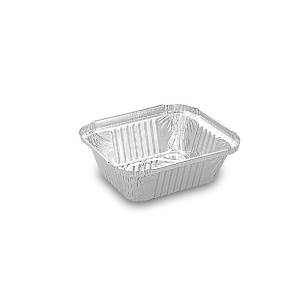 100 Stk. Aluschalen kleine Nudelschalen Reisschalen R 28 L 450 ml