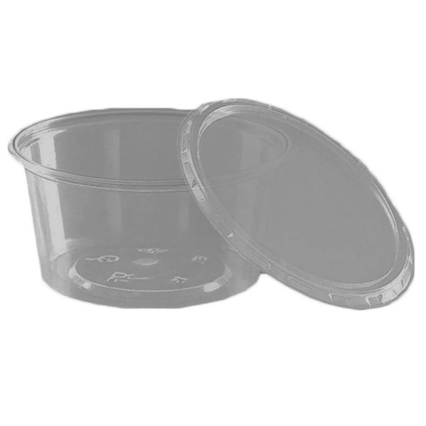 50 Stk. Dressingbecher klar mit Deckel 50 ml