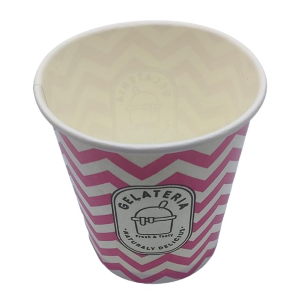 50 Stk. Eisbecher Becher für Eis 12 oz "GELATERIA" 300 ml Ø 80 x 95 mm