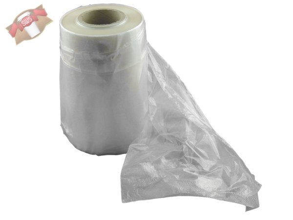 1 Rolle POF-Halbschlauchfolie mit Microperf. 250/500 mm 500 lfm 13 my