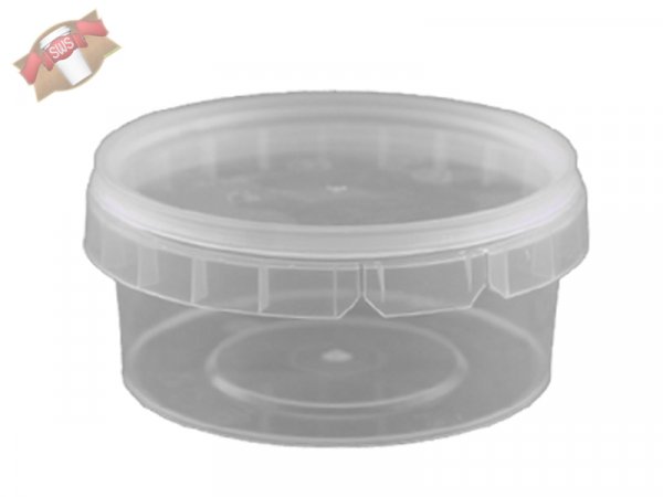 500 Stk. Behälter 180 ml mit Deckel Ø 95 mm PP