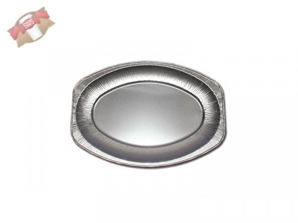 10 Stk. Aluservierplatten Servierplatten klein 35x24,5x2,5 cm