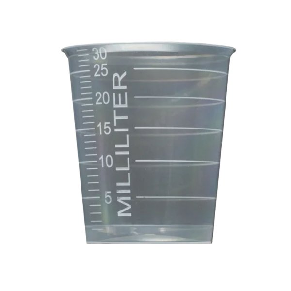 4800 Stk. Medizinbecher PP 30 ml Ø 35 x 41 mm klar mit Graduierung