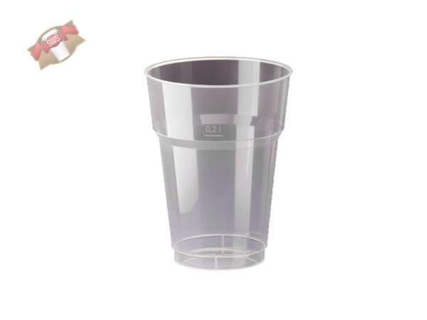 40 Stk. Trinkbecher Multi-Cup 0,2 ltr. PP