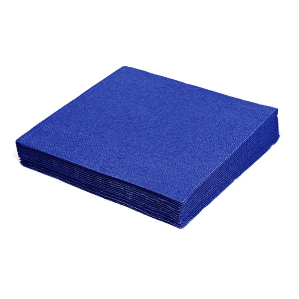 250 Stk. Servietten 24x24 cm 1/4 Falz 2-lagig dunkelblau