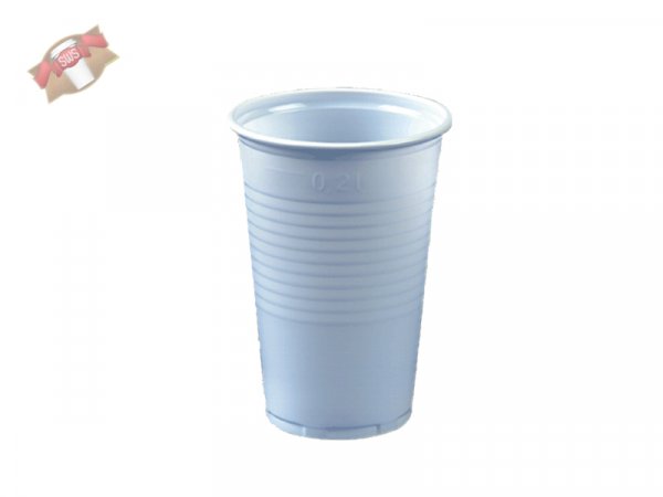 100 Stk. Plastikbecher 200ml 70/095 weiß PP